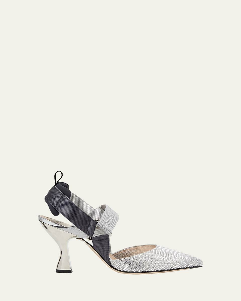 Colibri Crystal FF Sporty Slingback Pumps